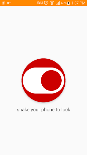 Android application ShakeItOff screenshort