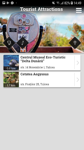 Tulcea CityApp Screen 2
