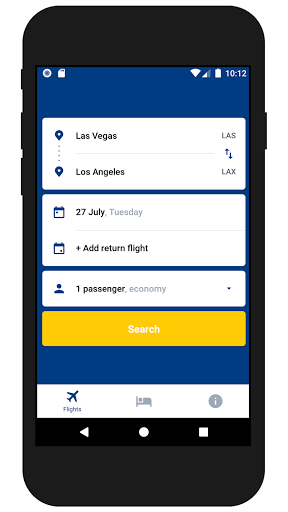 Android application Fast Flight screenshort