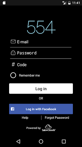 Salon 554 Team App Screen 2