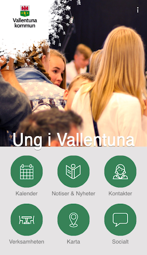 Android application Ung i Vallentuna screenshort
