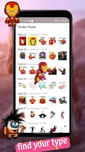 Iron-man Stickers for Wa