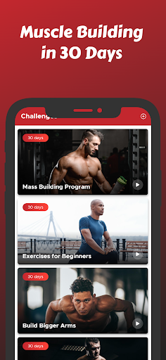 Build Muscle At Home Screen 2