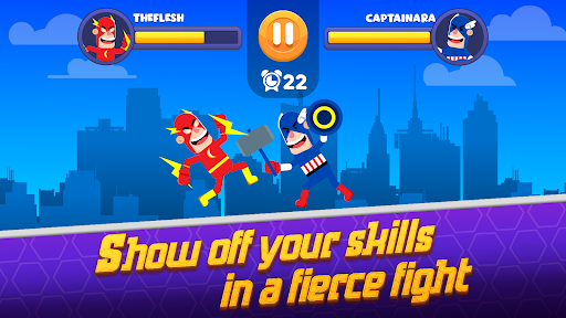 Hero Clash Multiverse battles