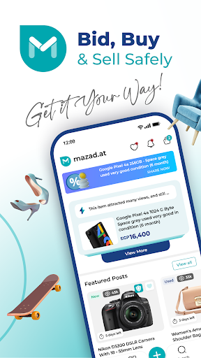 Android application Mazadat - مزادات screenshort