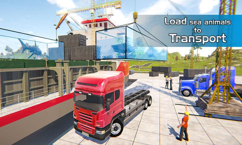 Screenshot 2 Sea Animal Transport Truck Sim android