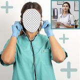 Beauty Nurse Doctor Photo Suit icon