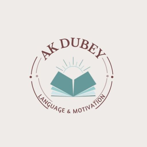 Ak Dubey Language & motivation logo