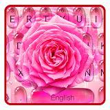 Diamond Pink Rose Keyboard icon