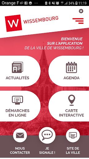Android application Wissembourg screenshort