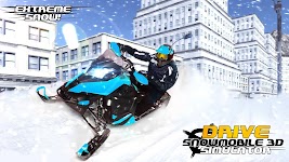 screenshot of Drive Snowmobile 3D Simulator