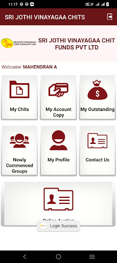 Android application Sri Jothi Vinayagaa Chits screenshort