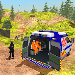 Hình ảnh biểu tượng của Police Car Van Driving Game 3D