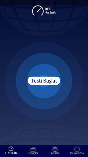 Android application BTK Hız Testi screenshort