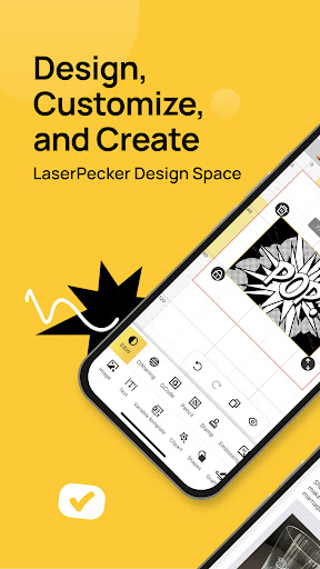 Android application LaserPecker Design Space screenshort