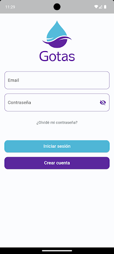 Android application Gotas screenshort