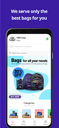 Android application MBR Bags screenshort