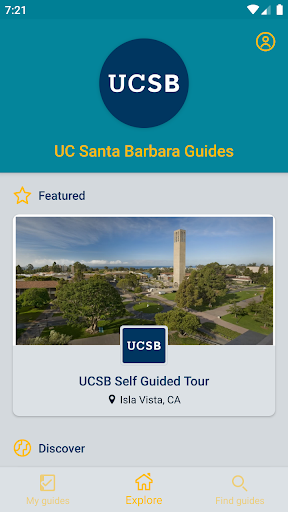 Android application UC Santa Barbara Guides screenshort