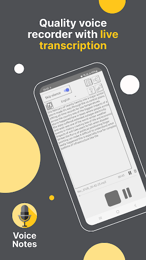 Recorder with Speech To Text Screen 2