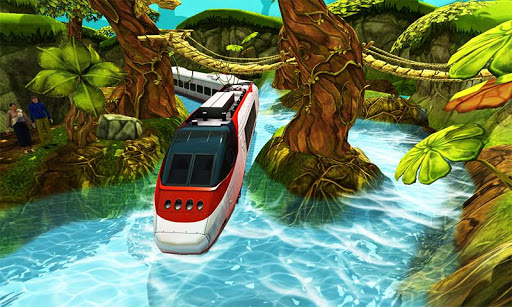 Water Surfer Bullet Train Games Simulator 2020 screenshots 1