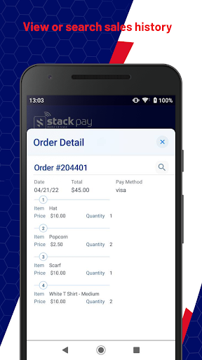 Stack Pay Point of Sale Screen 2