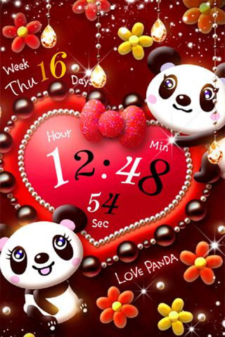 Love Panda LiveWallpaper