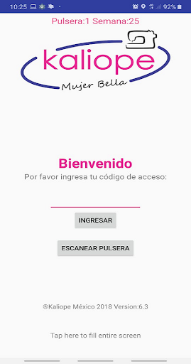 Android application Kaliope Agentes screenshort