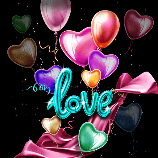 Heart Balloons - Wallpaper logo