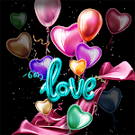 Cover Image of Download Heart Balloons - Wallpaper  APK