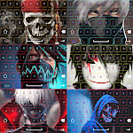 Cover Image of 下载 Scary Face Mask Keyboard Theme 10.90.76 APK