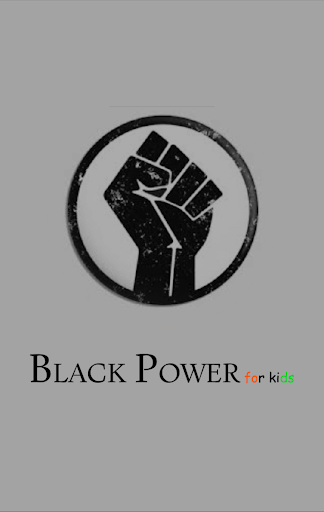 Android application Black Power for kids screenshort