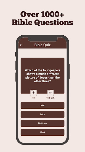 Android application Bible Quiz & Bible Trivia Game screenshort
