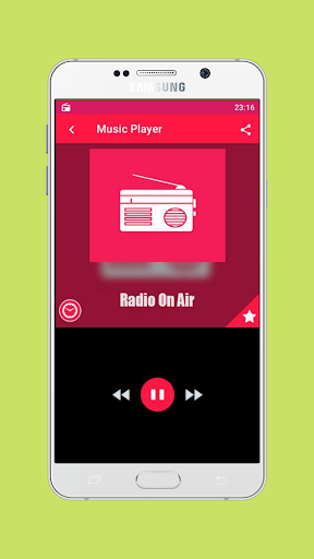 Android application radio for la ky 92.5 screenshort
