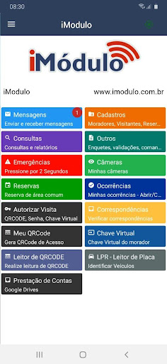 Android application iModulo Condomínio screenshort