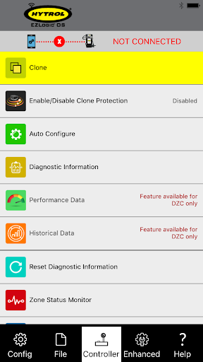 Hytrol EZLogic OS Screen 2