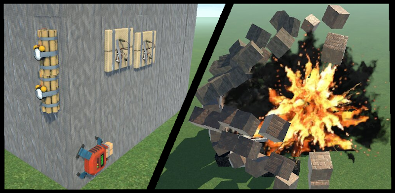 Block craft sandbox: destruction simulator