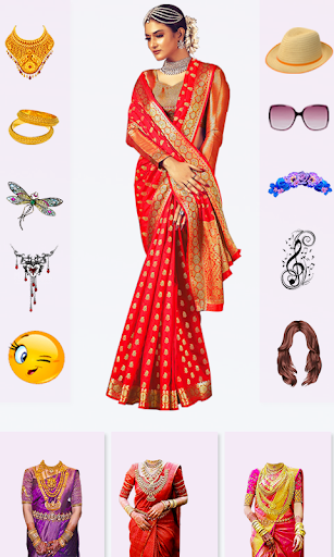 Android application Bridal Lehenga Photo Editor screenshort