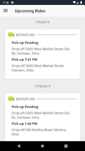 Provide a Ride Screen 2