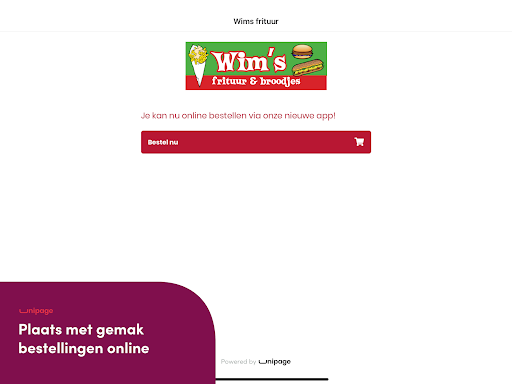 Wims frituur Screen 3