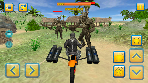 Motorbike Beach Fighter 3D Screen 2