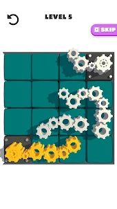 Rotate Gears - sort puzzle -