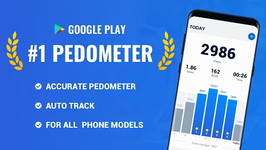 Pedometer MOD APK (Premium Unlocked) Download 1