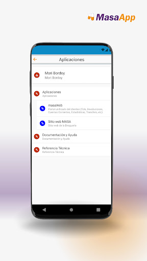 Masa App Screen 2