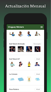 Captura 10 Stickers Uruguay - Soy Celeste android
