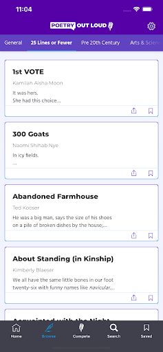 Poetry Out Loud Screenshot 2 - AppWisp.com