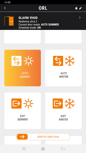 Android application My door screenshort