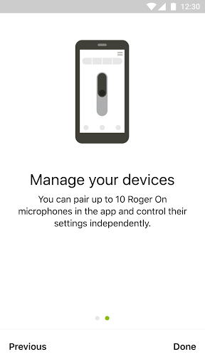Screenshot of myRogerMic