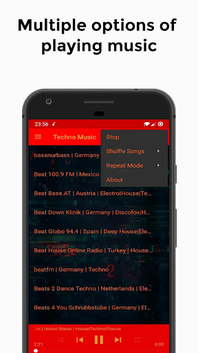 Techno Music Radio Screen 2