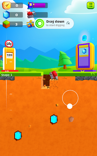 Ground Digger: Lava Hole Drill - Simulation - games