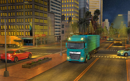 Euro Truck Driving Games 3D  screenshots 1